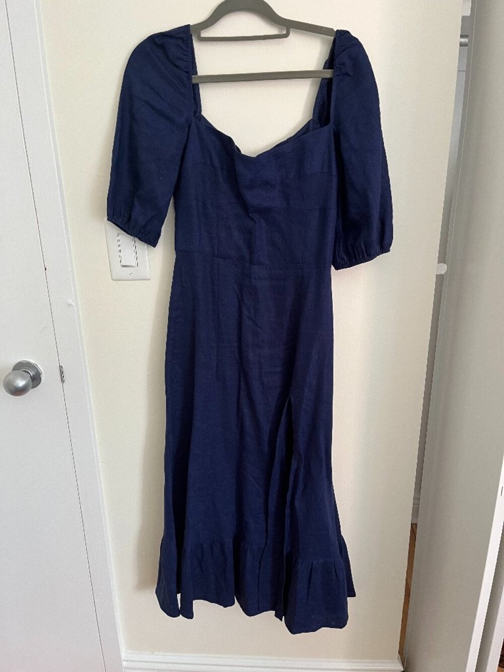 Reformation Belgium Linen Midi Dress - Picture 5 of 8